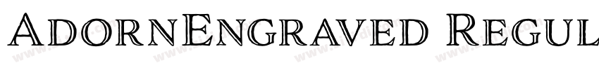 AdornEngraved Regula字体转换